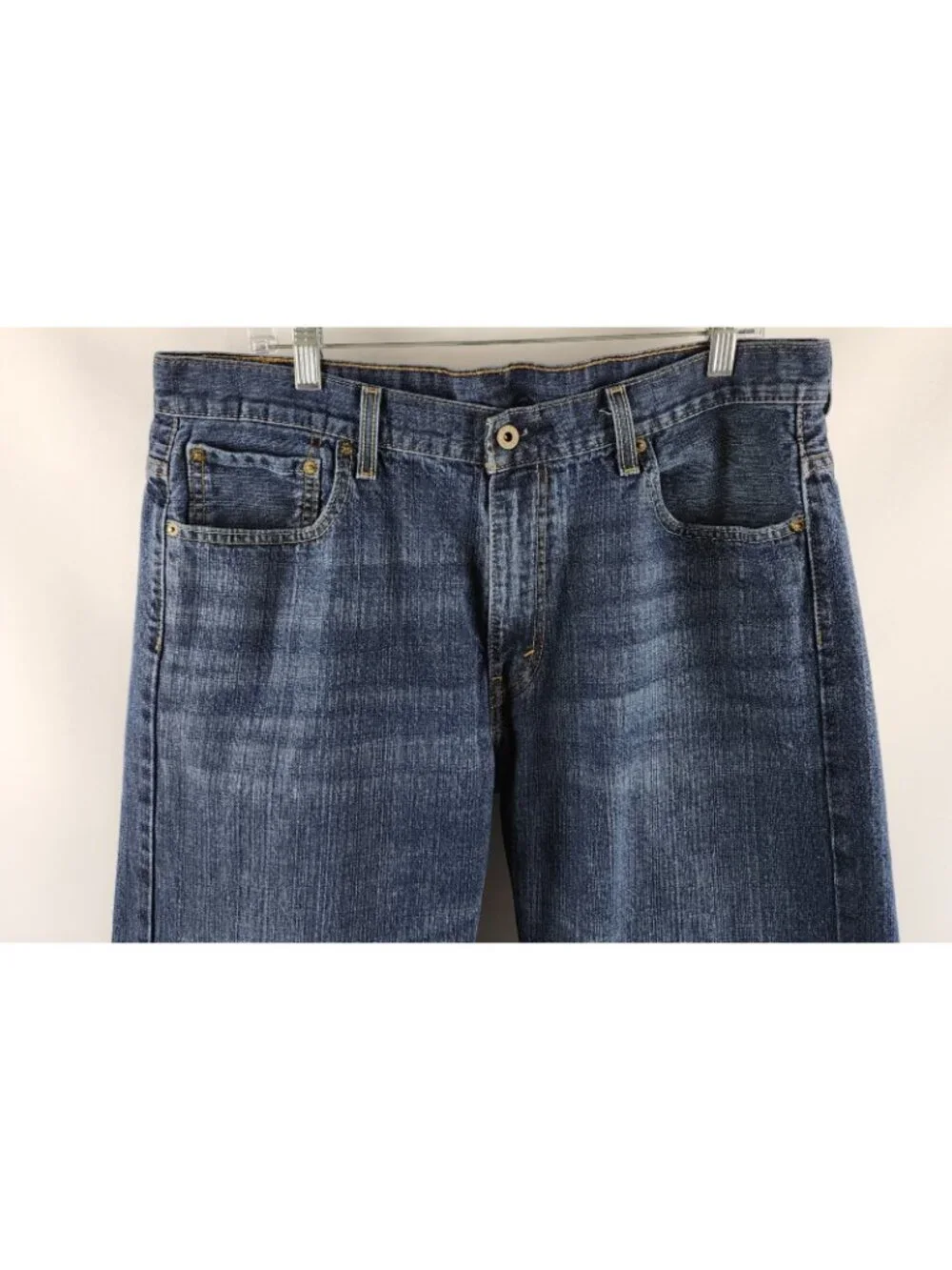 Levis Jeans Mens 36x31 Blue 569 Loose Fit Straight Baggy Denim